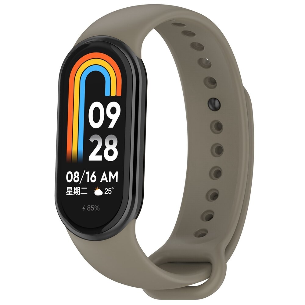 Silikonband - Graubraun - Xiaomi Smart Band 8 &amp; 9
