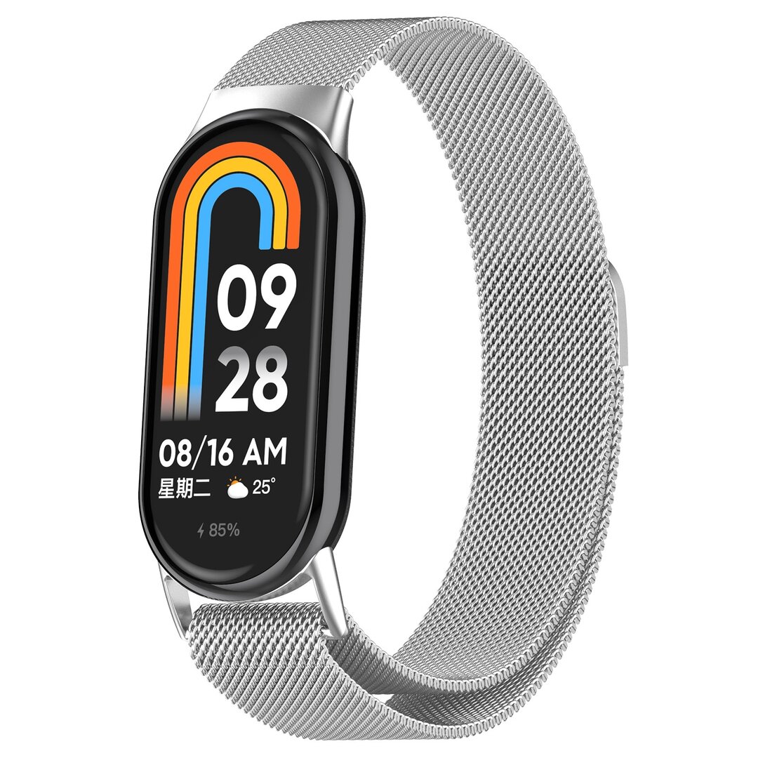 Milanaise Band - Silber - Xiaomi Smart Band 8 &amp; 9