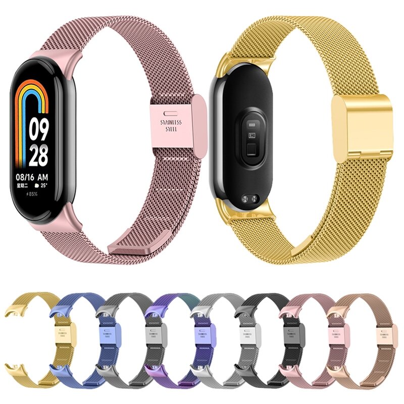 Milanaise Band - Blau - Xiaomi Smart Band 8 &amp; 9