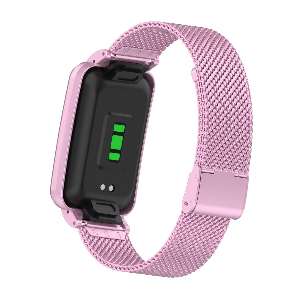 Milanaise Band mit Geh&auml;use - Flieder - Xiaomi Smart band 7 Pro