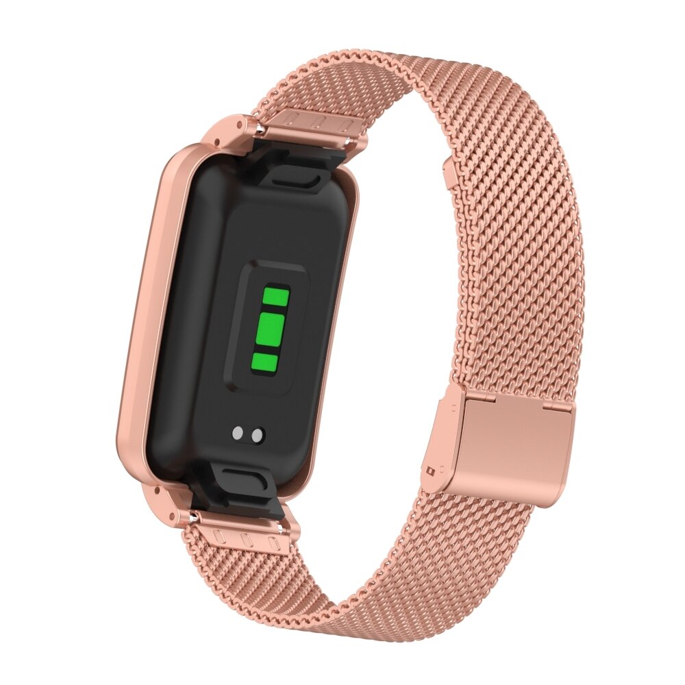 Milanaise Band mit Geh&auml;use - Rose gold - Xiaomi Smart band 7 Pro