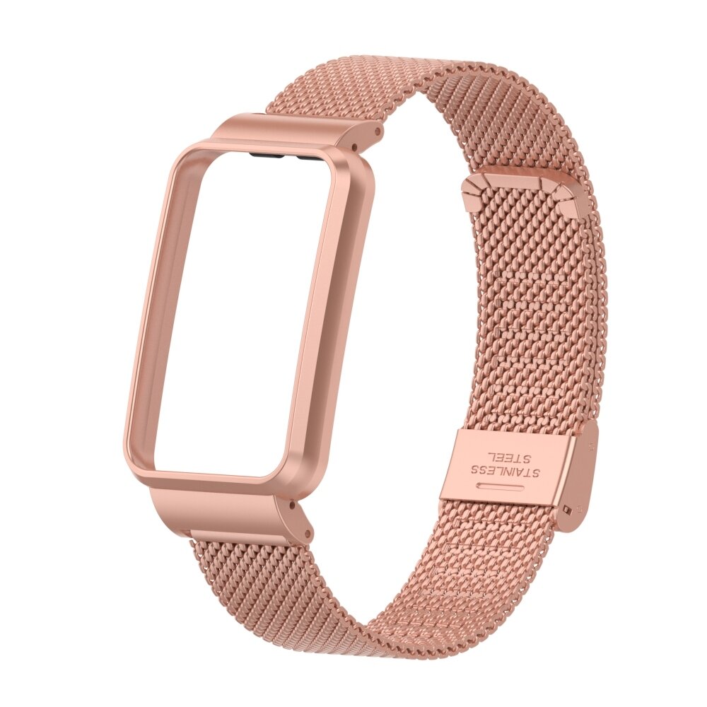Milanaise Band mit Geh&auml;use - Rose gold - Xiaomi Smart band 7 Pro