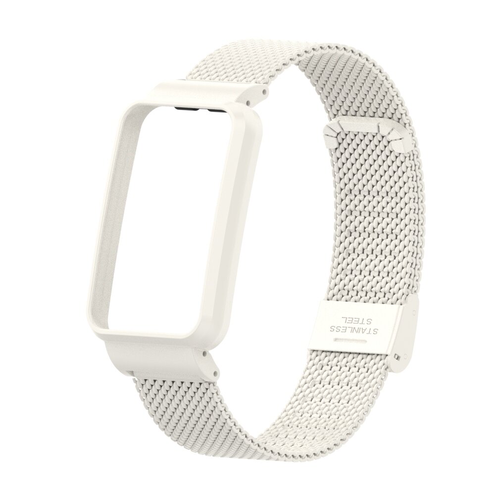Milanaise Band mit Geh&auml;use - Wei&szlig; - Xiaomi Smart band 7 Pro