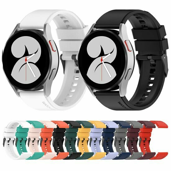 Silikonband mit Schnalle - Hellrosa - Samsung Galaxy Watch 6 - 40mm &amp; 44mm
