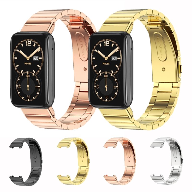 Stahlgliederband - Rose Gold - Xiaomi Smart band 7 Pro