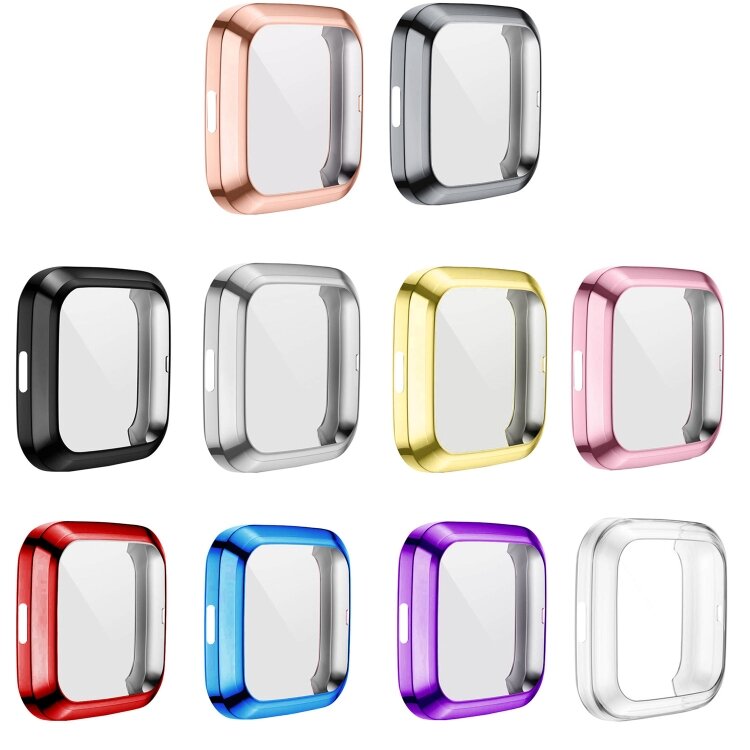 Fitbit Versa 2 Soft TPU Fall (vollst&auml;ndig gesch&uuml;tzt) - Lila