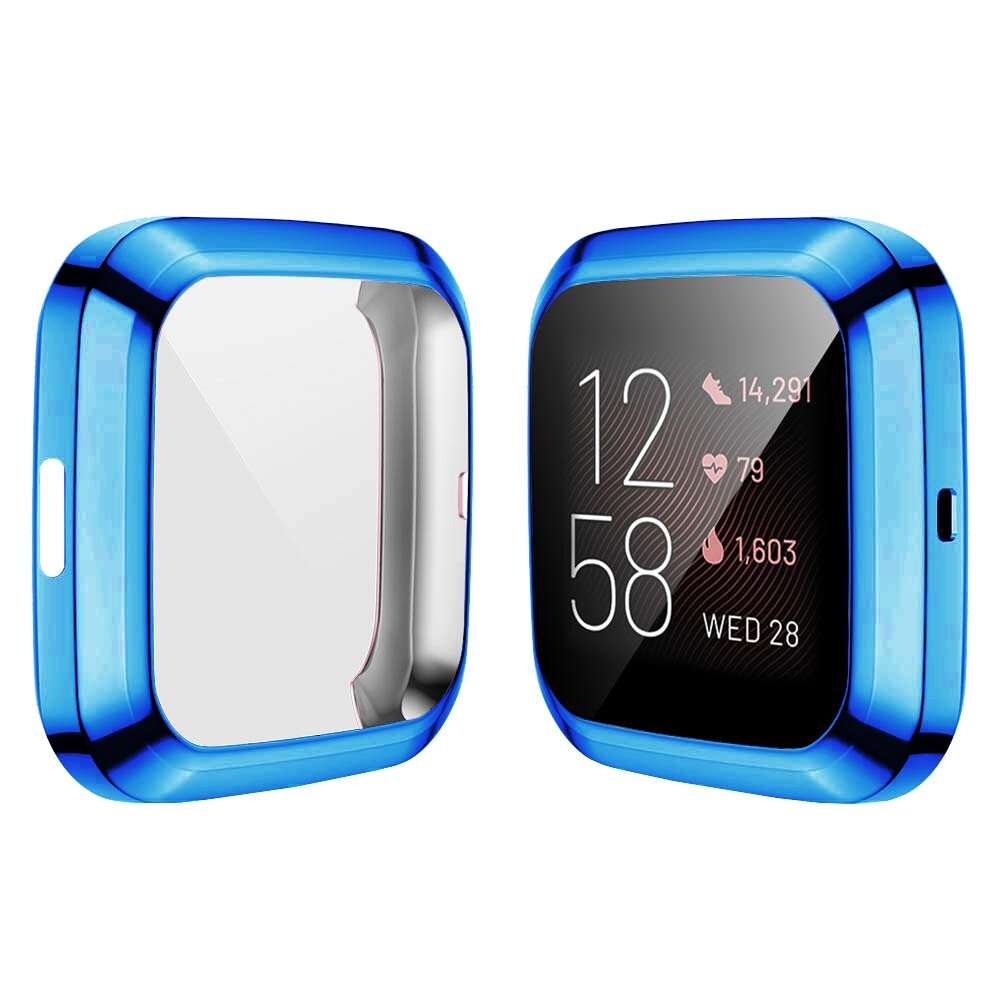 Fitbit Versa 2 Soft TPU Fall (vollst&auml;ndig gesch&uuml;tzt) - Blau