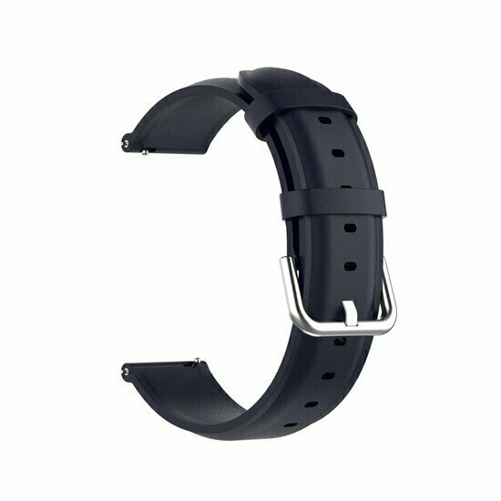 Garmin Venu 2 &amp; 3 - Klassisches Lederarmband - Dunkelblau - Leder
