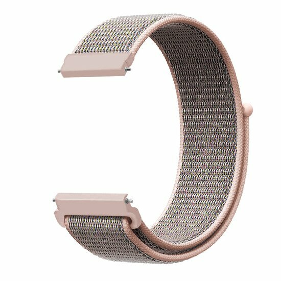 Garmin Vivoactive 6 / Vivoactive 5 / Vivoactive 3 - Sport Loop Armband - Sand rosa