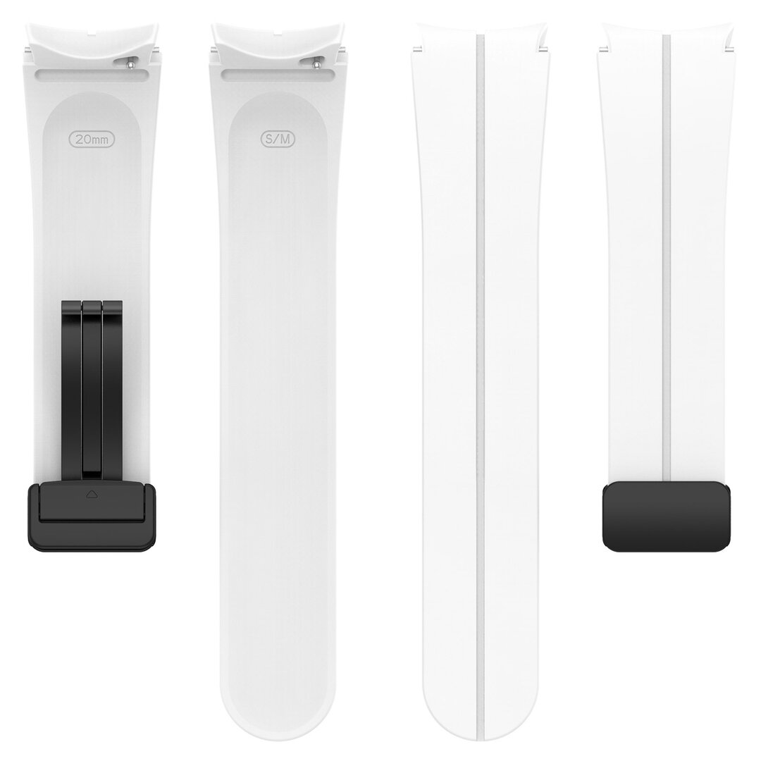 D-Schnallen-Sportarmband - Wei&szlig; - Samsung Galaxy Watch 6 Classic - 47mm &amp; 43mm