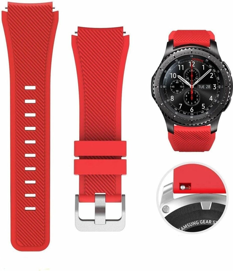 Samsung Gear S3 Sportband - Rot