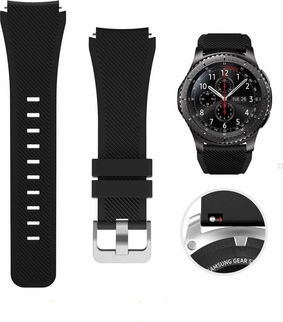 Samsung Gear S3 Sportband - Schwarz