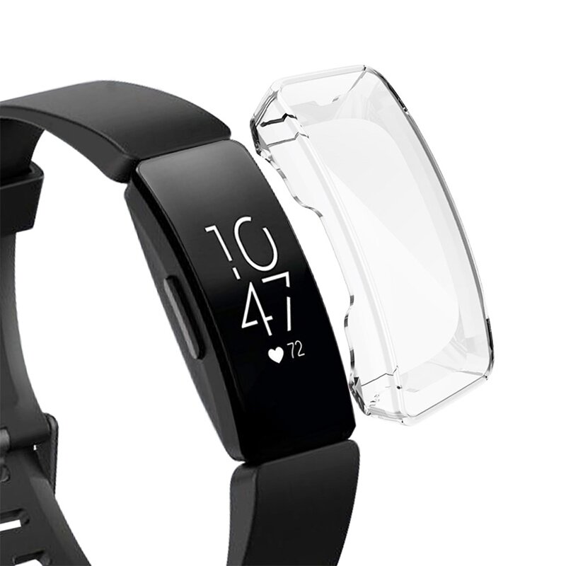 Fitbit Inspire 1 / HR / Ace 2 TPU-H&uuml;lle (vollst&auml;ndig gesch&uuml;tzt) - Transparent