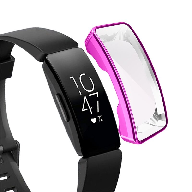 Fitbit Inspire 1 / HR / Ace 2 TPU Fall (vollst&auml;ndig gesch&uuml;tzt) - Rosa