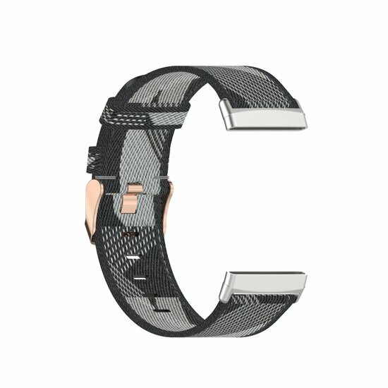 Fitbit Versa 3/4 &amp; Sense 1/2 Segeltuchband - Grau