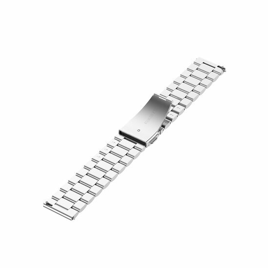 Garmin Venu 3s / Vivoactive 4s / Venu 2s / Vivomove 3s / Forerunner 255s - Stahlgliederband - Silber