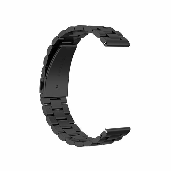 Garmin Venu 3s / Vivoactive 4s / Venu 2s / Vivomove 3s / Forerunner 255s - Stahlwechselarmband - Schwarz