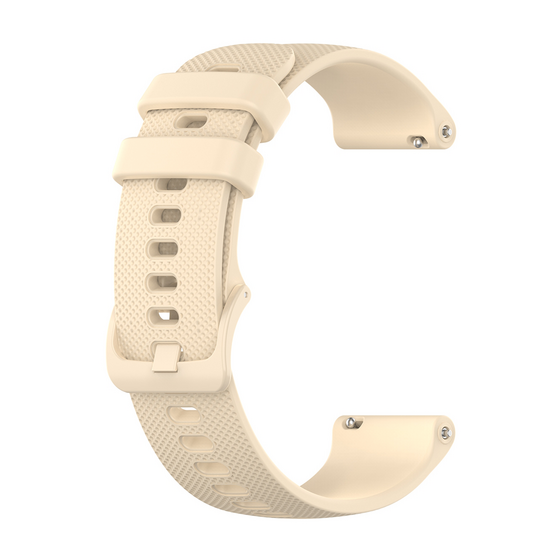 Garmin Venu 3s / Vivoactive 4s / Venu 2s / Vivomove 3s / Forerunner 255s - Sportarmband mit Muster - Beige
