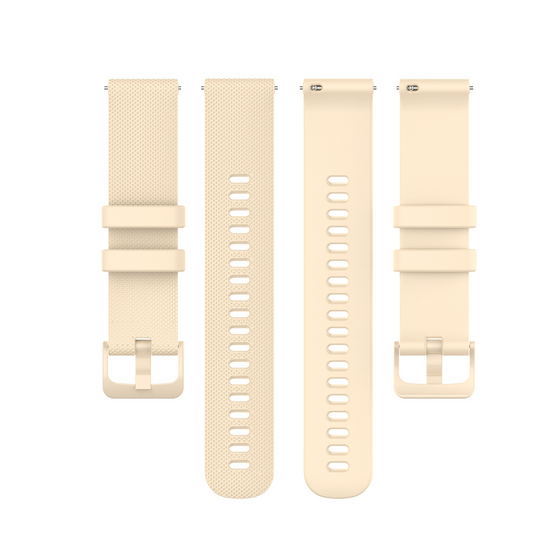 Garmin Venu 3s / Vivoactive 4s / Venu 2s / Vivomove 3s / Forerunner 255s - Sportarmband mit Muster - Beige