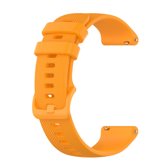Garmin Venu 3s / Vivoactive 4s / Venu 2s / Vivomove 3s / Forerunner 255s - Sportband mit Motiv - Orange