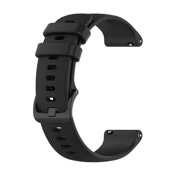 Garmin Venu 3s / Vivoactive 4s / Venu 2s / Vivomove 3s / Forerunner 255s - Sportarmband mit Muster - Schwarz