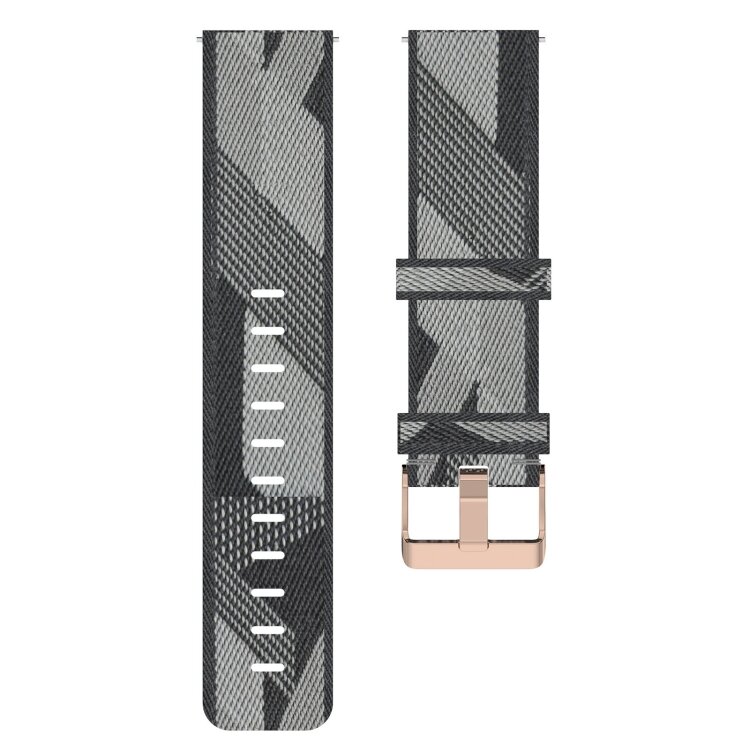 Garmin Venu 3s / Vivoactive 4s / Venu 2s / Vivomove 3s / Forerunner 255s - Segeltucharmband - Grau