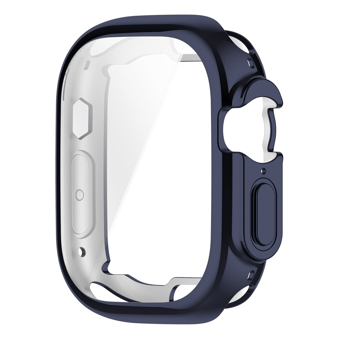 Apple Watch Ultra TPU-H&uuml;lle - Vollst&auml;ndig gesch&uuml;tzt - Dunkelblau - Geeignet f&uuml;r Apple Watch 49mm (Ultra)