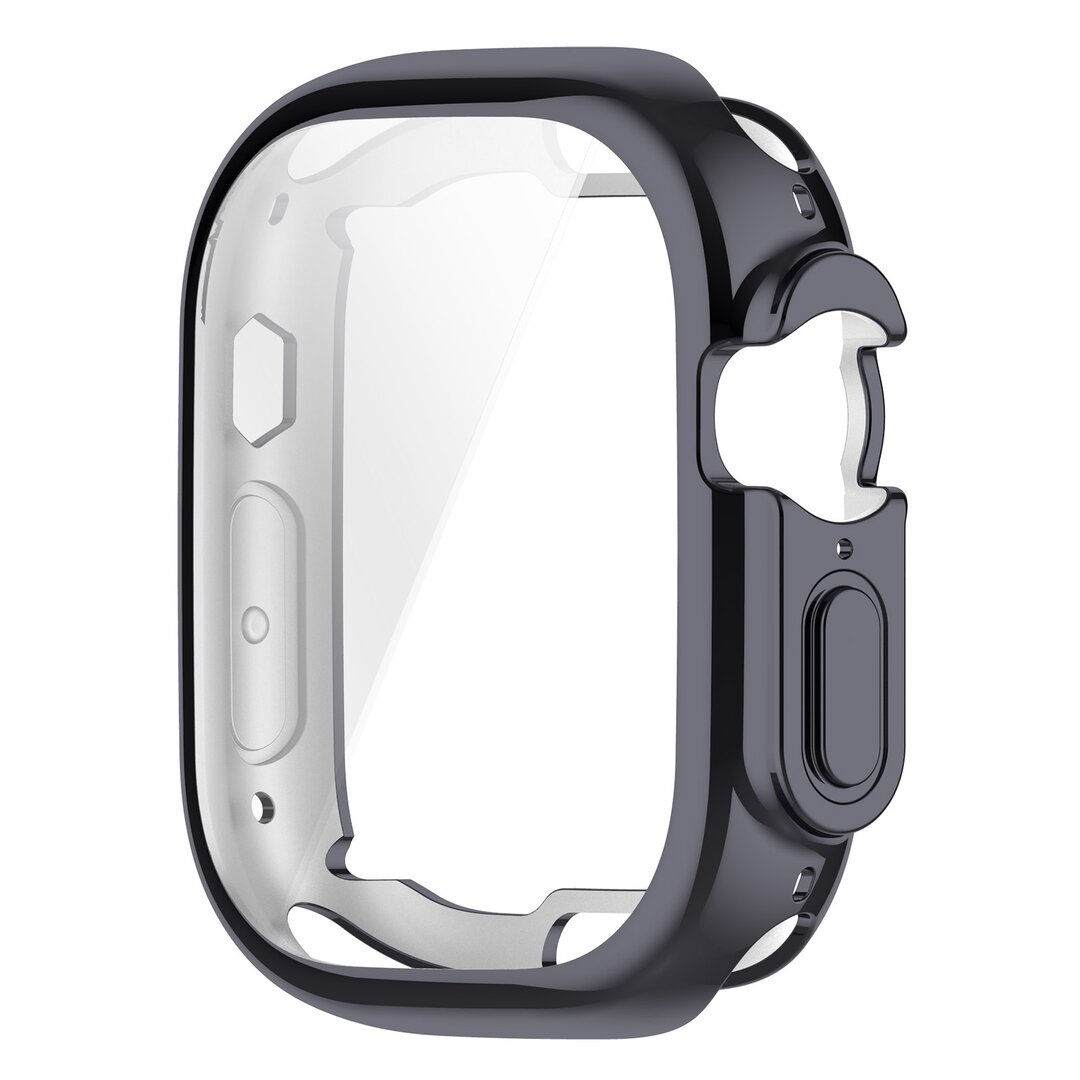 Apple Watch Ultra TPU H&uuml;lle - Vollst&auml;ndig gesch&uuml;tzt - Space Grau - Geeignet f&uuml;r Apple Watch 49mm (Ultra)