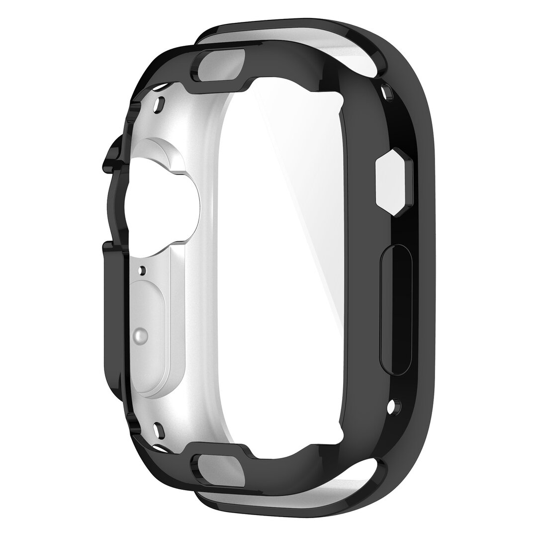 Apple Watch Ultra TPU Geh&auml;use - Vollst&auml;ndig gesch&uuml;tzt - Schwarz - Geeignet f&uuml;r Apple Watch 49mm