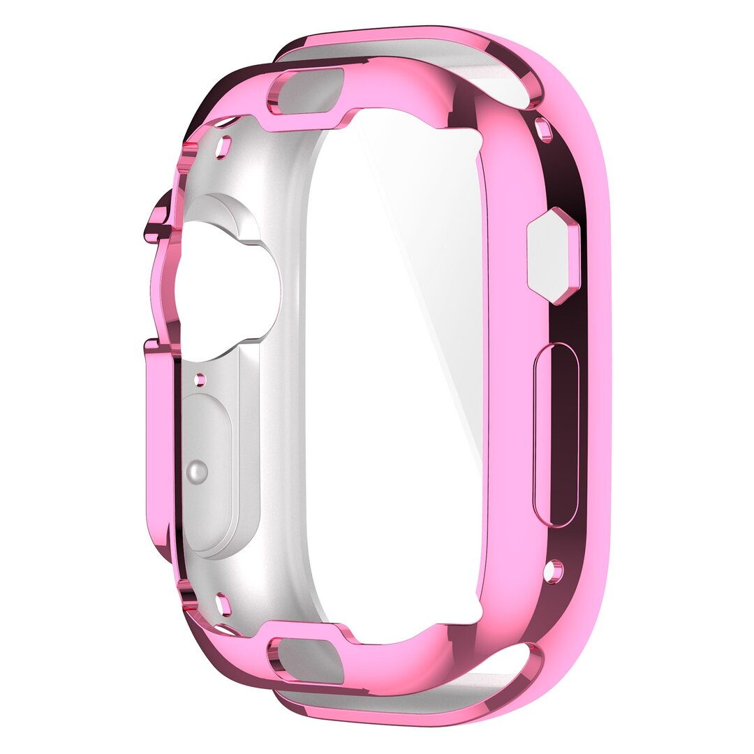 Apple Watch Ultra TPU Geh&auml;use - Vollst&auml;ndig gesch&uuml;tzt - Pink - Geeignet f&uuml;r Apple Watch 49mm