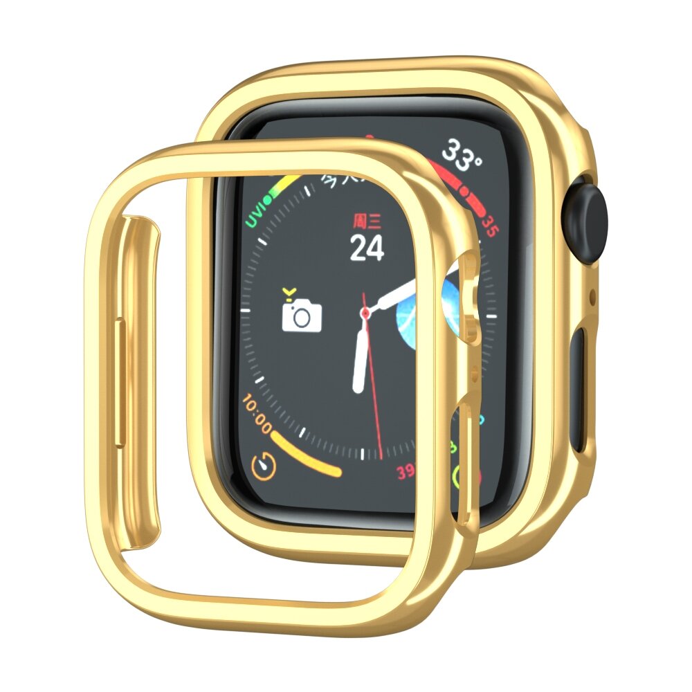 Hartschalengeh&auml;use 45mm - Gold (gl&auml;nzend) - Geeignet f&uuml;r Apple Watch 45mm