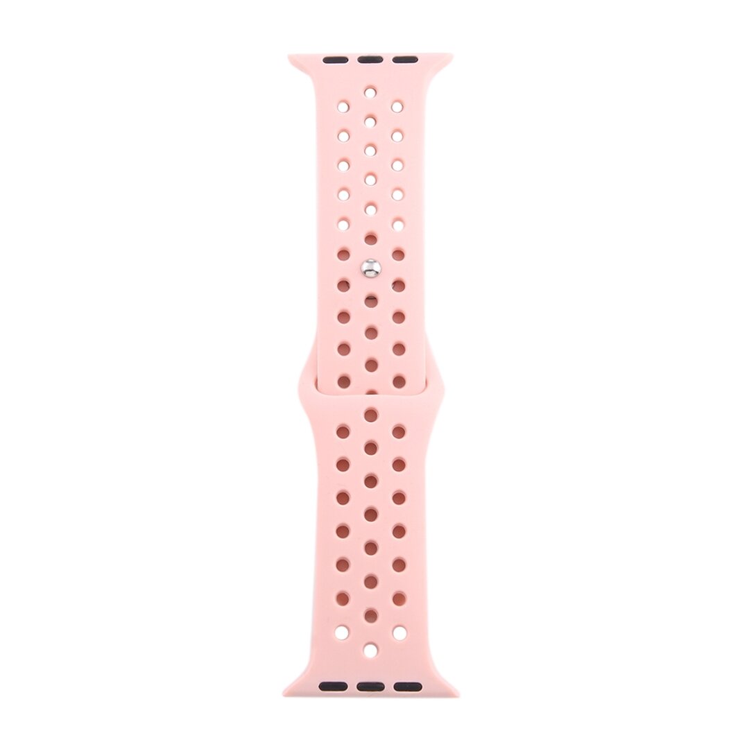 Holow Edition Sportarmband - Rosa - Geeignet f&uuml;r Apple Watch 44mm / 45mm / 46mm / 49mm