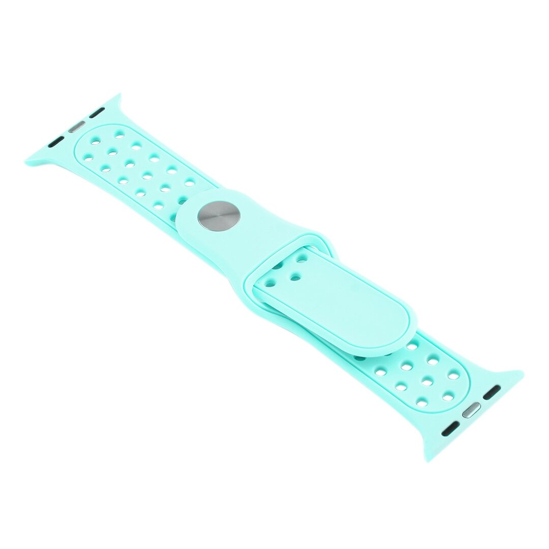 Holow Edition Sportarmband - Mintgr&uuml;n - Geeignet f&uuml;r Apple Watch 44mm / 45mm / 46mm / 49mm