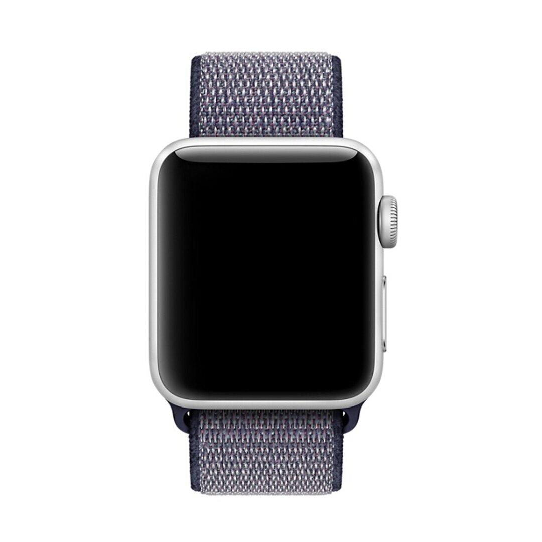 Sport Loop Armband - Marineblau - Geeignet f&uuml;r Apple Watch 38mm / 40mm / 41mm / 42mm