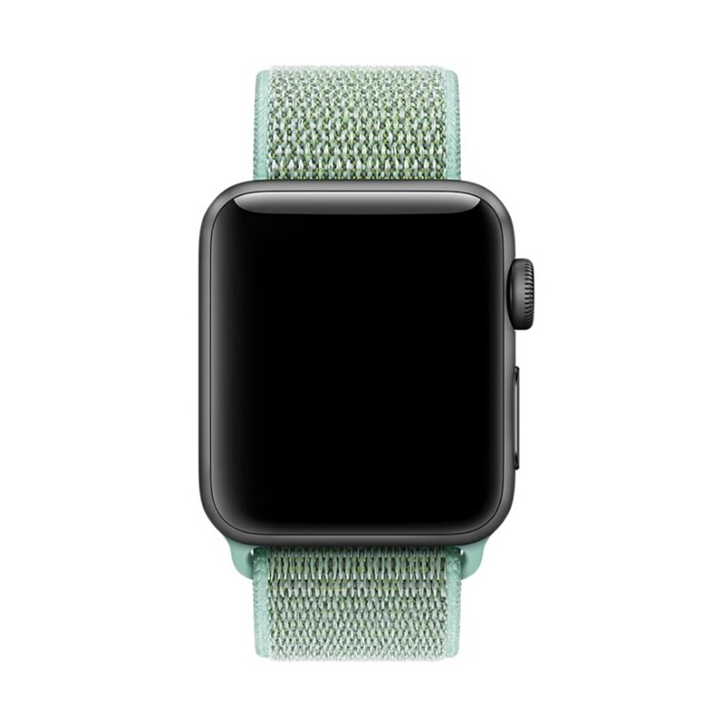 Sport Loop Armband - Mintgr&uuml;n - Geeignet f&uuml;r Apple Watch 38mm / 40mm / 41mm / 42mm