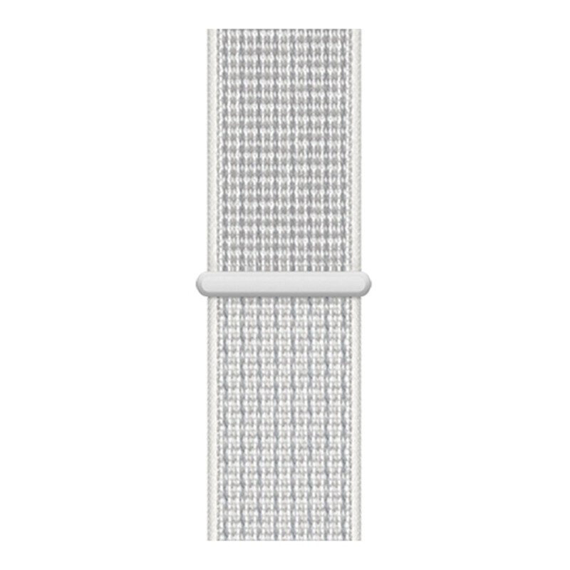 Sport Loop Armband - Wei&szlig; - Geeignet f&uuml;r Apple Watch 38mm / 40mm / 41mm / 42mm