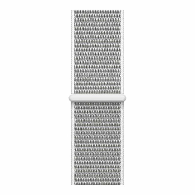 Sport Loop Armband - Hellgrau - Geeignet f&uuml;r Apple Watch 44mm / 45mm / 46mm / 49mm