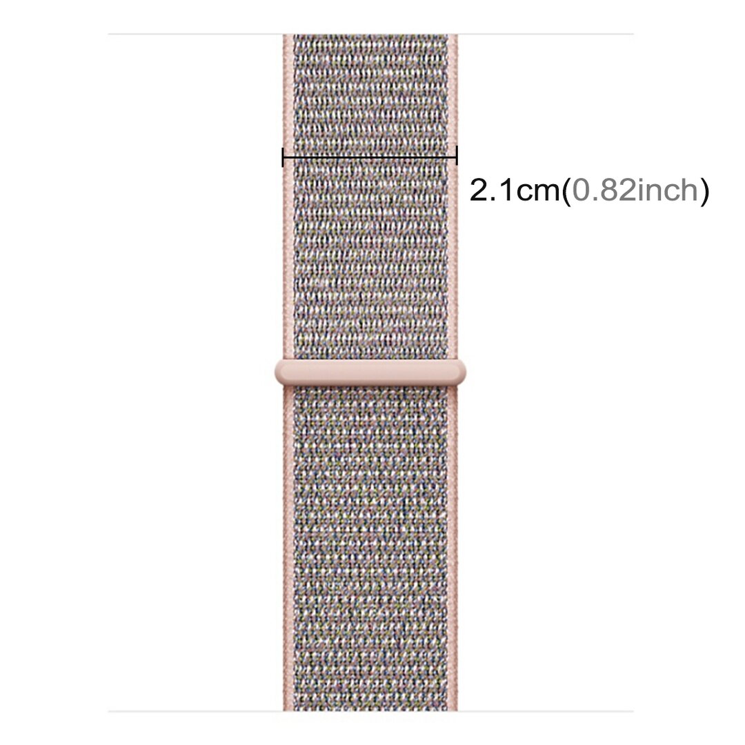 Sport Loop Armband - Pink - Geeignet f&uuml;r Apple Watch 44mm / 45mm / 46mm / 49mm