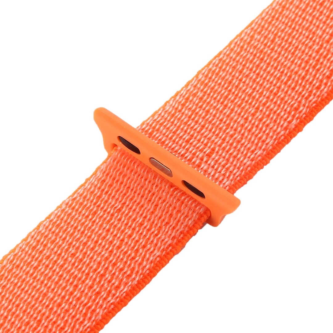 Sport Loop Armband - Orange - Geeignet f&uuml;r Apple Watch 44mm / 45mm / 46mm / 49mm