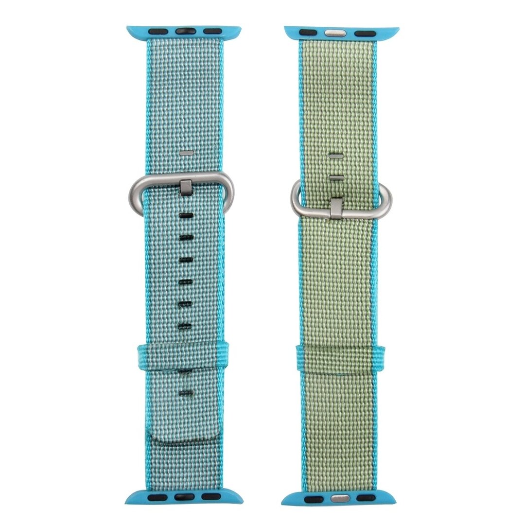 Nylonband - Blau - Geeignet f&uuml;r Apple Watch 44mm / 45mm / 46mm / 49mm