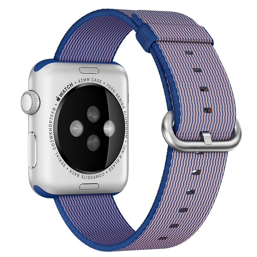 Nylonband - Lila - Geeignet f&uuml;r Apple Watch 44mm / 45mm / 46mm / 49mm