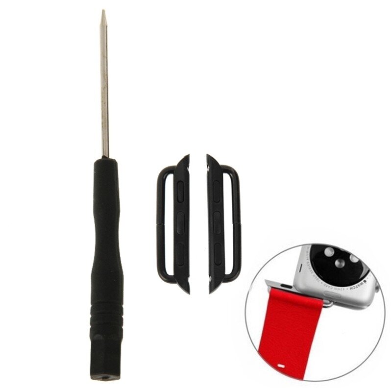 Metallbandanschluss - Schwarz - Geeignet f&uuml;r Apple Watch 44mm / 45mm / 46mm / 49mm