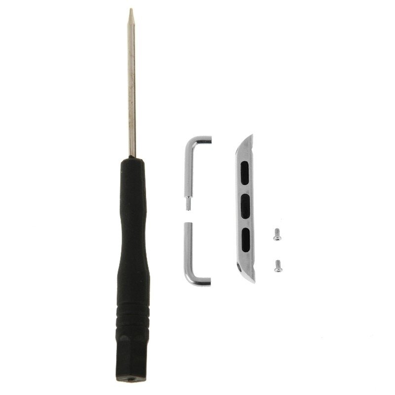 Metallbandanschluss - Silber - Geeignet f&uuml;r Apple Watch 44mm / 45mm / 46mm / 49mm