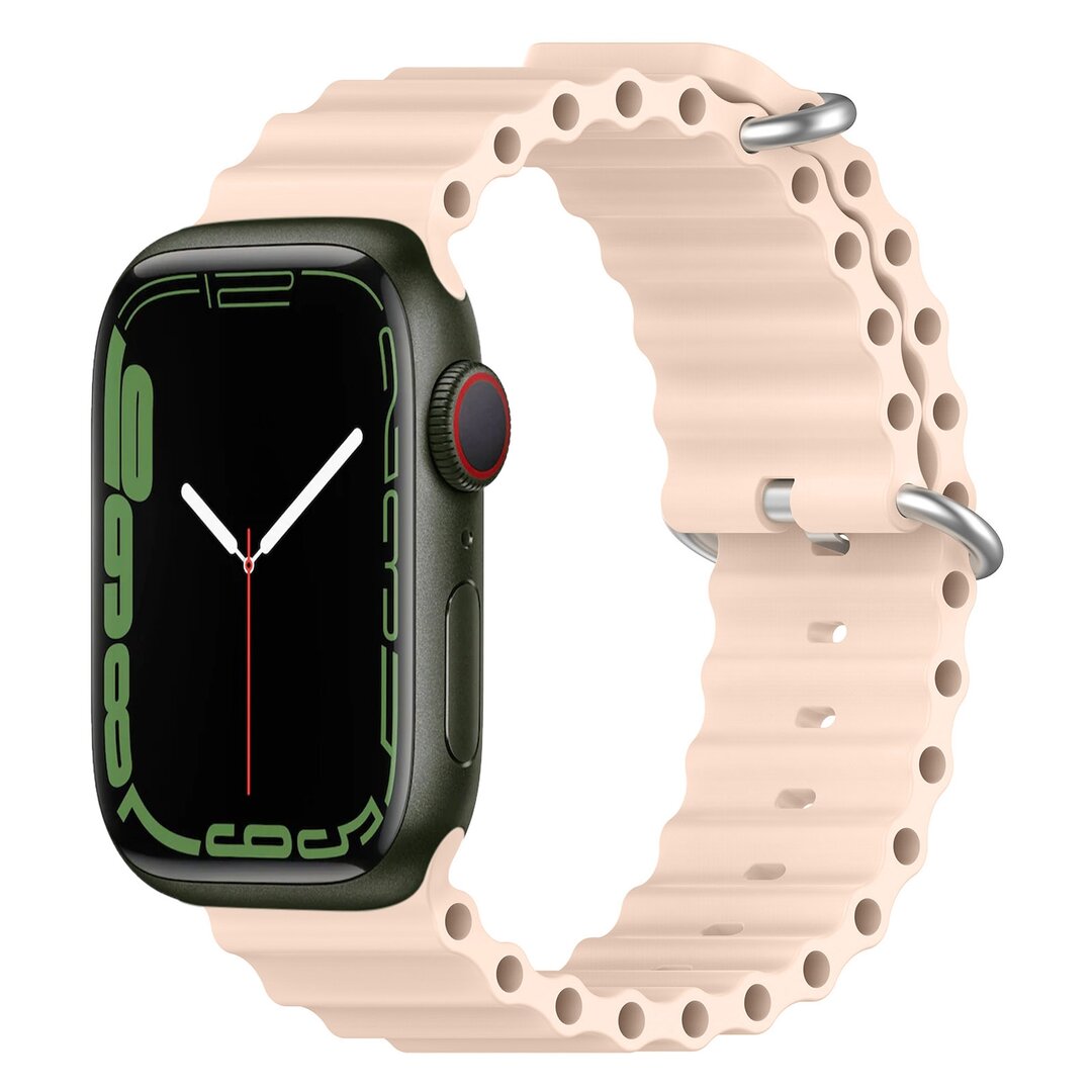 Ocean Armband - Hellrosa - Geeignet f&uuml;r Apple Watch 38mm / 40mm / 41mm / 42mm