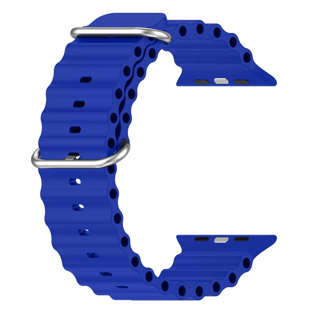 Ocean Armband - Blau - Geeignet f&uuml;r Apple Watch 38mm / 40mm / 41mm / 42mm