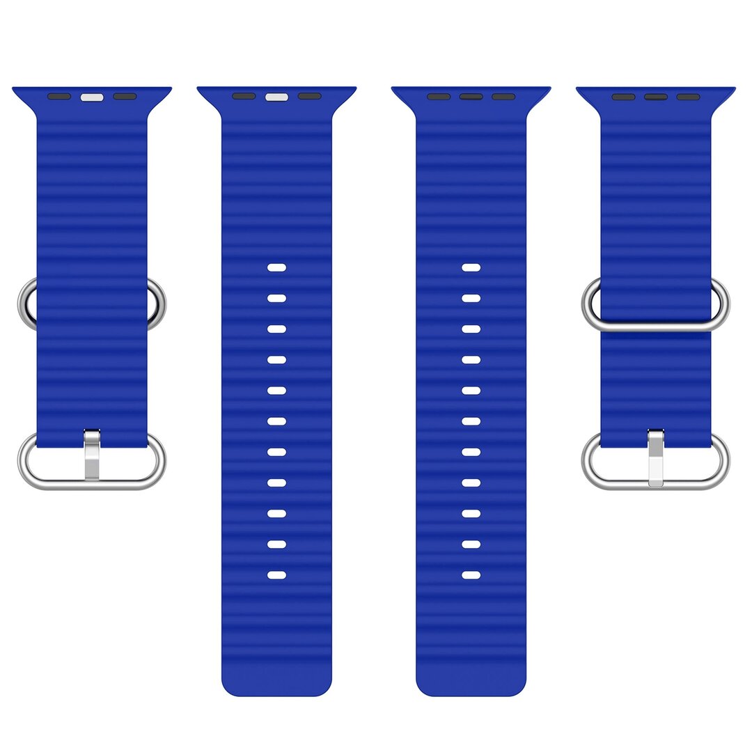 Ocean Armband - Blau - Geeignet f&uuml;r Apple Watch 38mm / 40mm / 41mm / 42mm