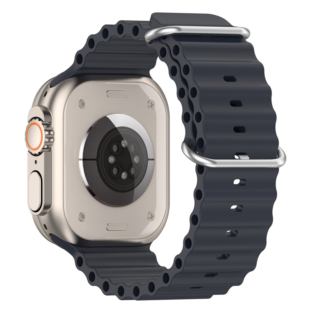 Armband Ocean - Dunkelblau - Geeignet f&uuml;r Apple Watch 44mm / 45mm / 46mm / 49mm