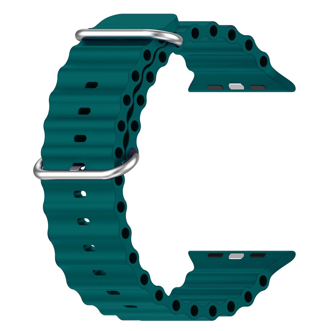 Armband Ocean - Dunkelgr&uuml;n - Geeignet f&uuml;r Apple Watch 44mm / 45mm / 46mm / 49mm