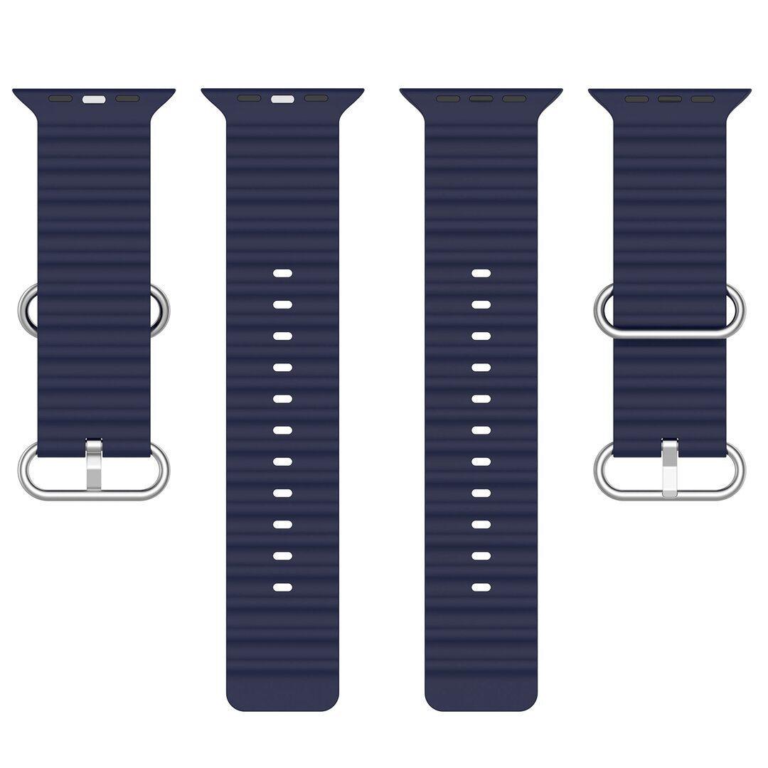 Armband Ocean - Marineblau - Geeignet f&uuml;r Apple Watch 44mm / 45mm / 46mm / 49mm