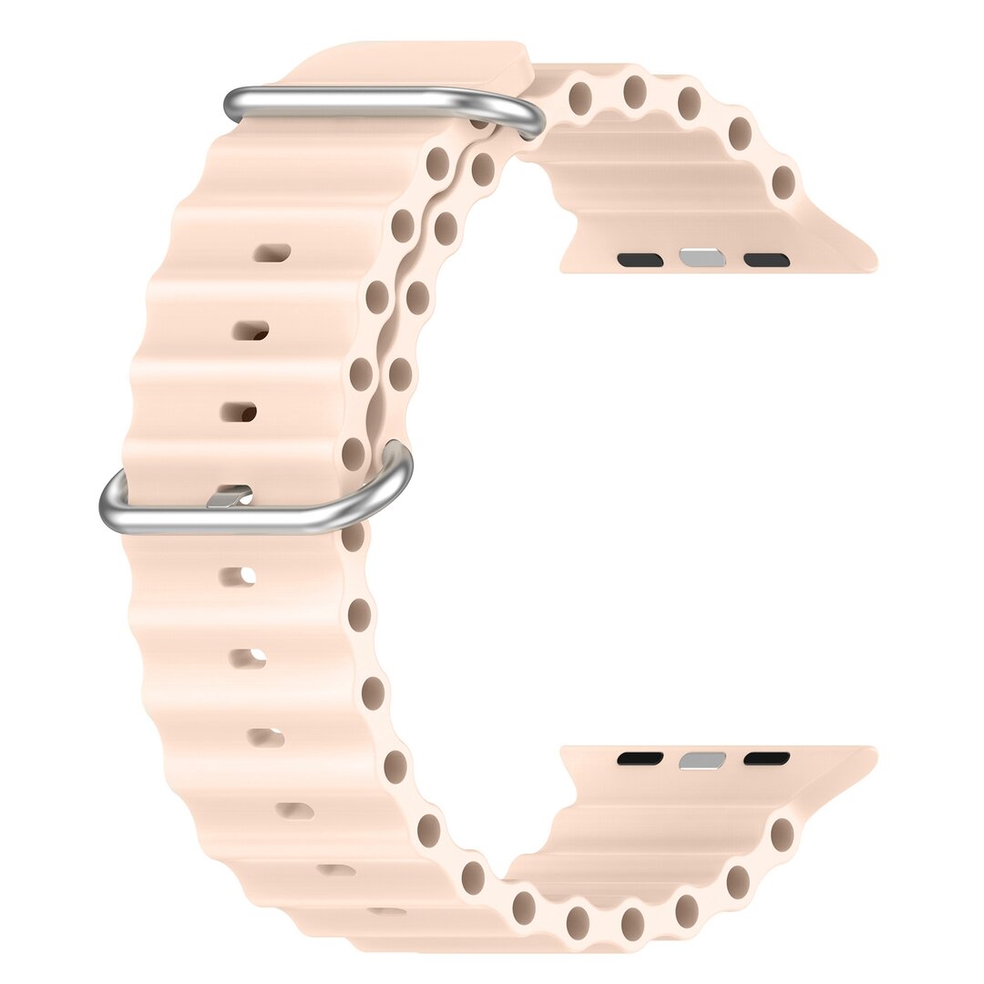 Ocean Armband - Hellrosa - Geeignet f&uuml;r Apple Watch 44mm / 45mm / 46mm / 49mm
